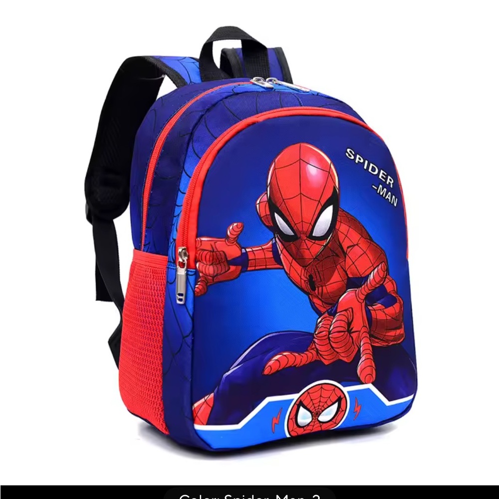 Spider-Man Kids Backpack - Blue and Red